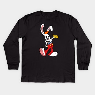 Classic Roger Rabbit Kids Long Sleeve T-Shirt